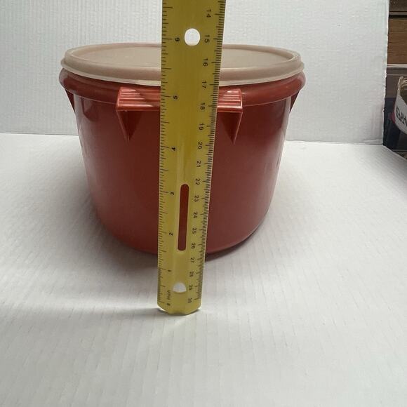 Tupperware Flavor Saver Red Container #487-1 Turkey Ham Chicken Roast - Picture 8 of 16